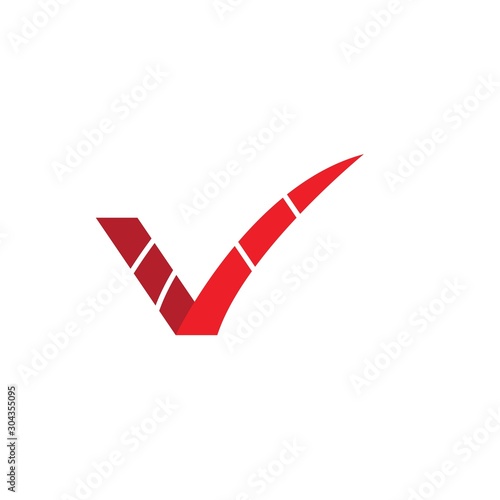 V Letter Logo Template vector