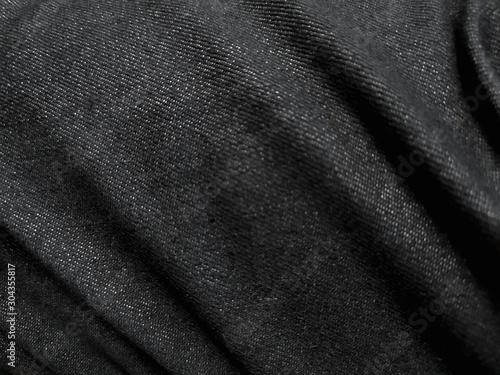 Background gene, black fabric background, close-up