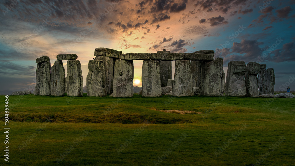 Stonehenge sunset