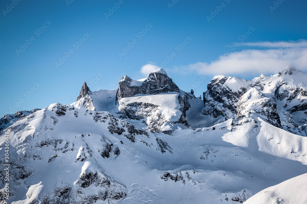 Winterlandschaft in den Alpen