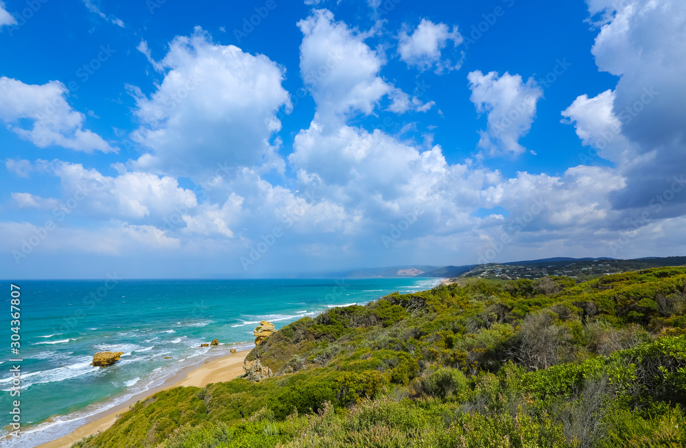 Beautiful beach on the Great Ocean Road, Victoria, Australia Beautiful beach on the Great Ocean Road, Victoria, Australia
