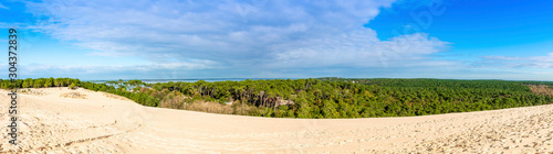 The Pilat dune in New Aquitaine  France