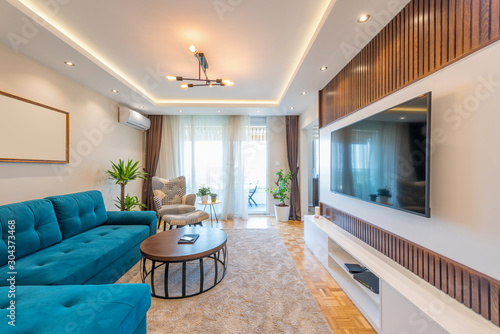 Interior of a luxury living room