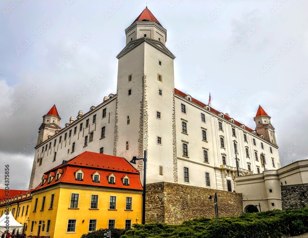 View on castle of Bratislava