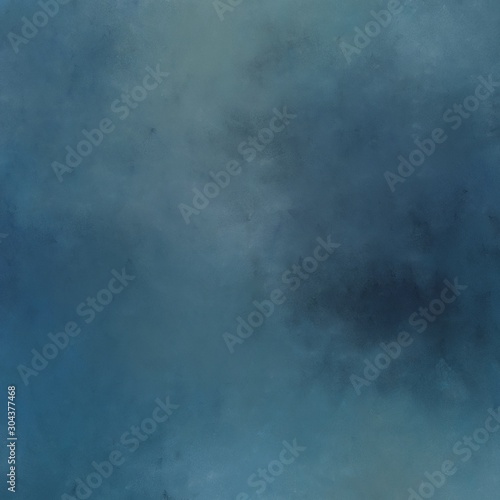 quadratic graphic painted fog with teal blue, very dark blue and light slate gray colors. can be used as texture pattern or for wallpaper design