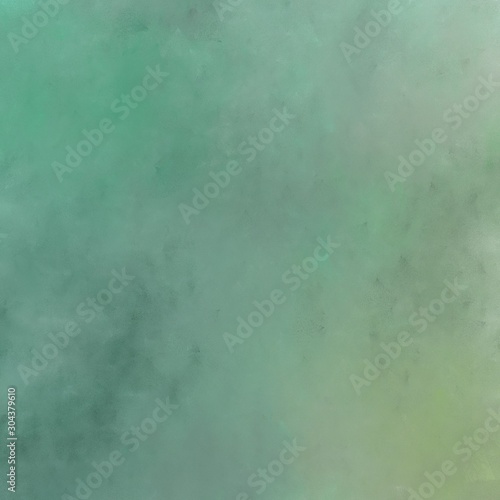 square graphic foggy background with light slate gray, sea green and ash gray colors. can be used as texture element, backdrop or wallpaper © Eigens