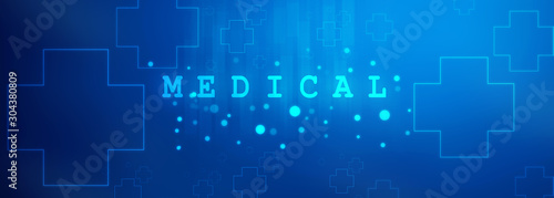 Wallpaper Mural 2D illustration medical structure background Torontodigital.ca