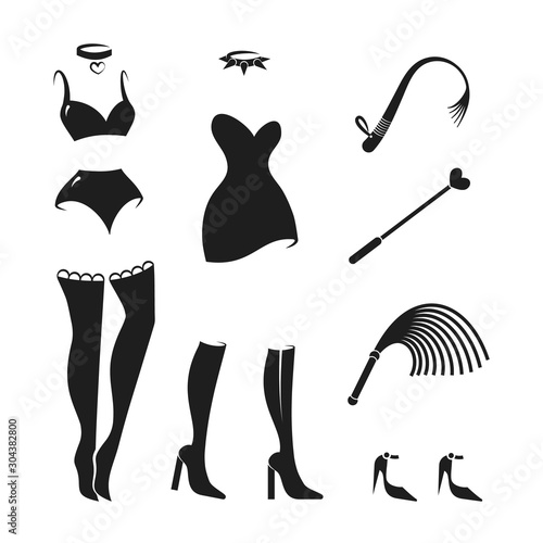 BDSM things set