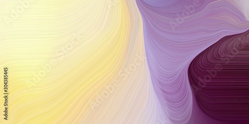 modern waves background design with pastel gray, wheat and very dark magenta color