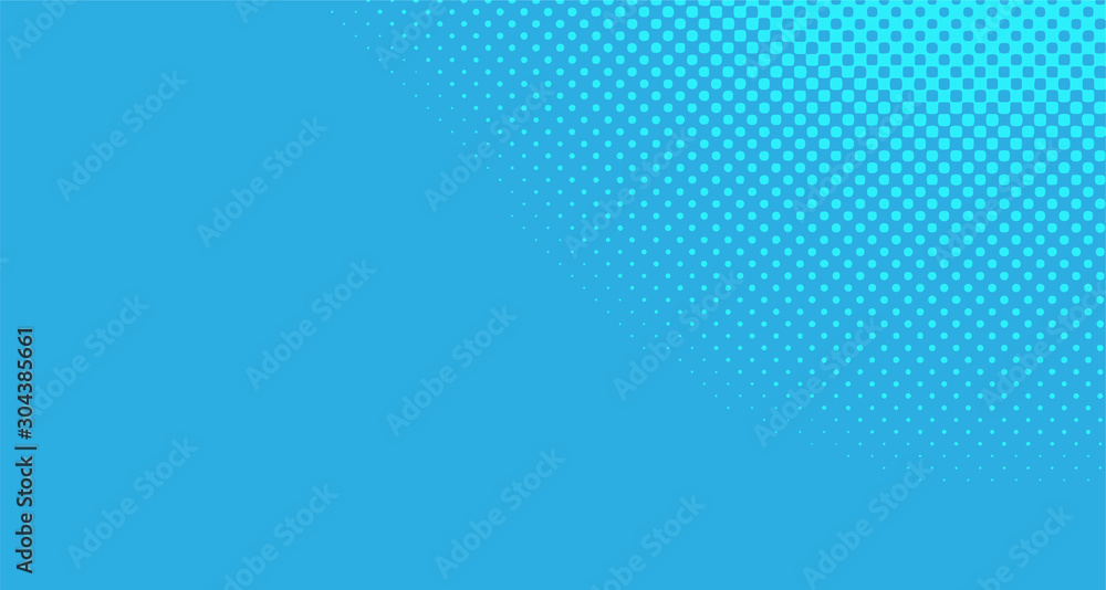 Blue halftone pop art background abstract vector comics style blank layout template with clouds beams and isolated dots pattern. For sale banner for your designe 1960s. with copy space eps10 Blue halftone pop art background abstract vector comics style blank layout template with clouds beams and isolated dots pattern. For sale banner for your designe 1960s. with copy space eps10