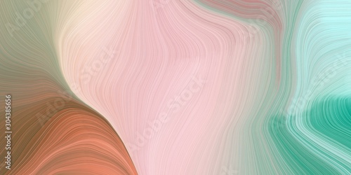 abstract waves design with pastel gray, pastel brown and blue chill color