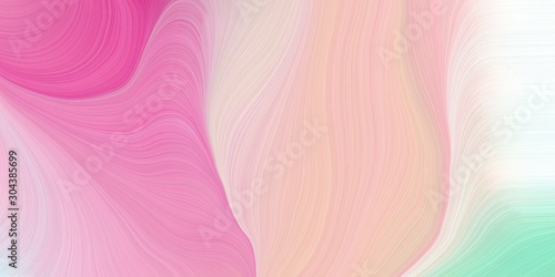 curvy background design with baby pink, pastel magenta and pale violet red color