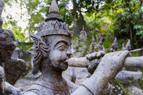 Buddha statues at Tar Nim Waterfall & Secret Magic Garden on Koh Samui