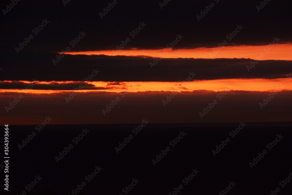 Obraz premium Background material / Spectacle of the sky before sunrise.