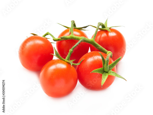 Wallpaper Mural red tomatoes with white background. Group of tomatoes Torontodigital.ca