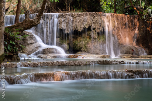 Fototapeta Naklejka Na Ścianę i Meble -  Waterfall in Laos