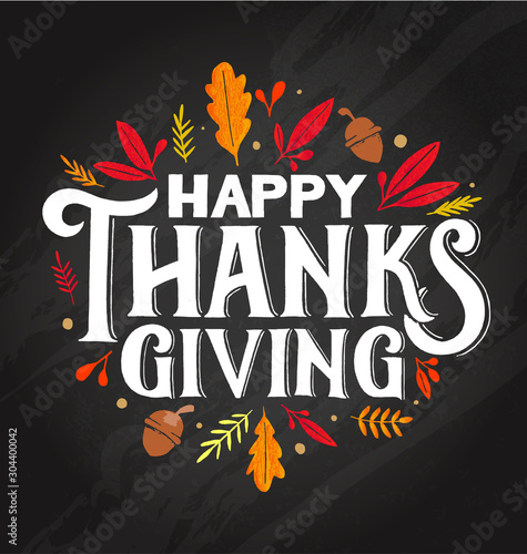 illustration thanksgiving, event family