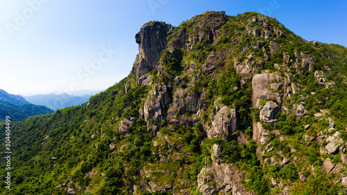 Photography Lion rock mountain in Hong Kong