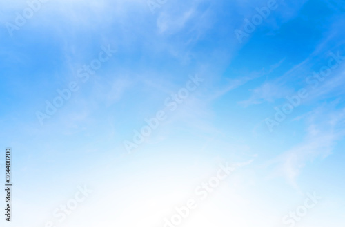 Blue sky with cloud bright at. Border, Thailand - Malaysia © Stock.Foto.Touch
