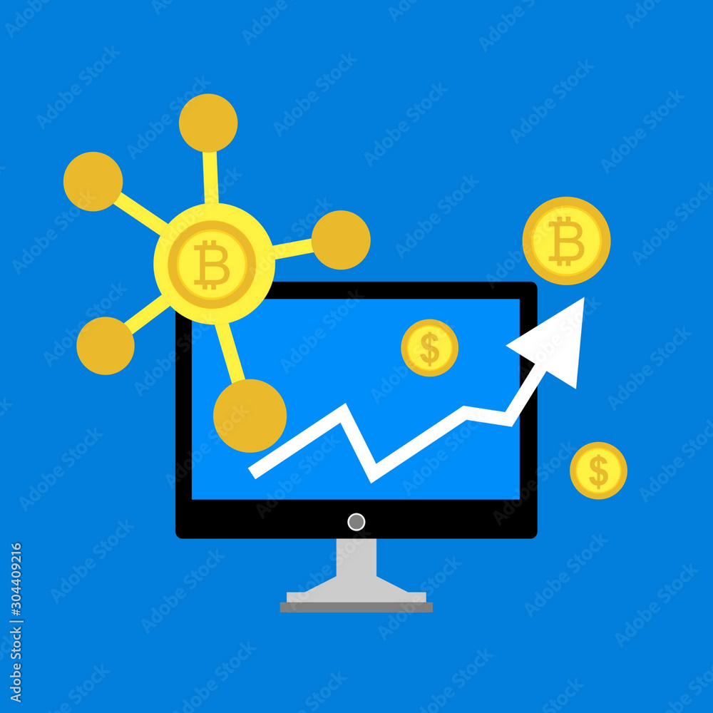 Mobile bitcoin wallet, altcoins, cryptocurrency mining, finance, digital money, cryptocoin wallet, stock exchange.Vector illustration for web banner, business presentation, advertising material. Mobile bitcoin wallet, altcoins, cryptocurrency mining, finance, digital money, cryptocoin wallet, stock exchange.Vector illustration for web banner, business presentation, advertising material.