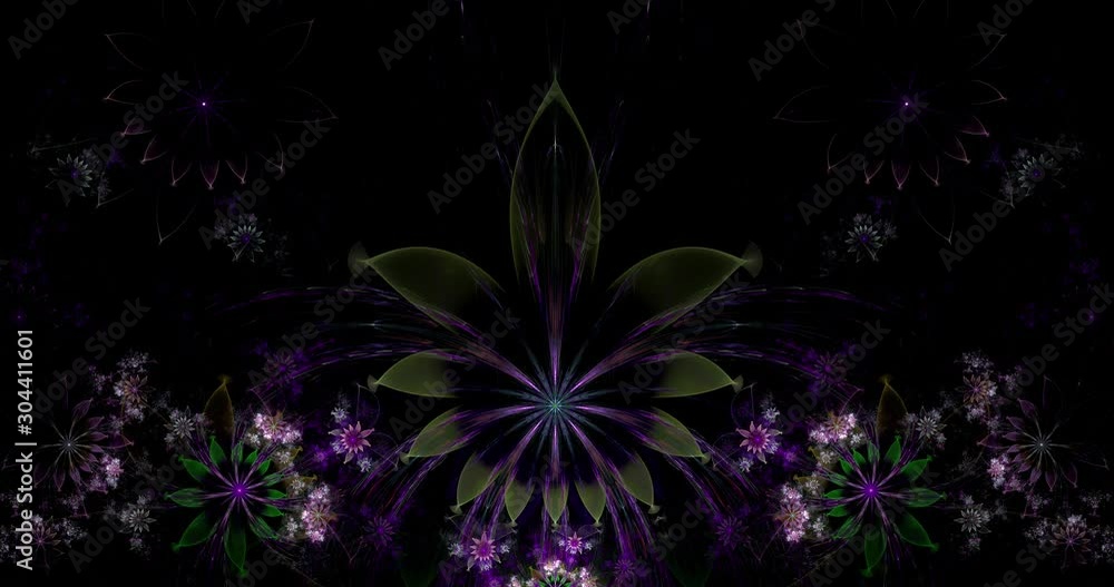 Rapid color changing abstract modern fractal video with twisted interconnected psychedelic space flowers with intricate decorative pattern surrounding them in glowing colors, 4k, 4096p, 25fps Rapid color changing abstract modern fractal video with twisted interconnected psychedelic space flowers with intricate decorative pattern surrounding them in glowing colors, 4k, 4096p, 25fps