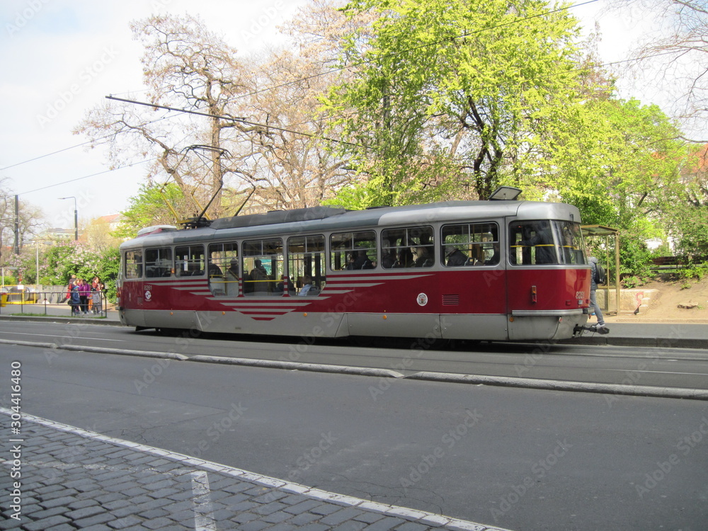 Naklejka premium Tatra tram