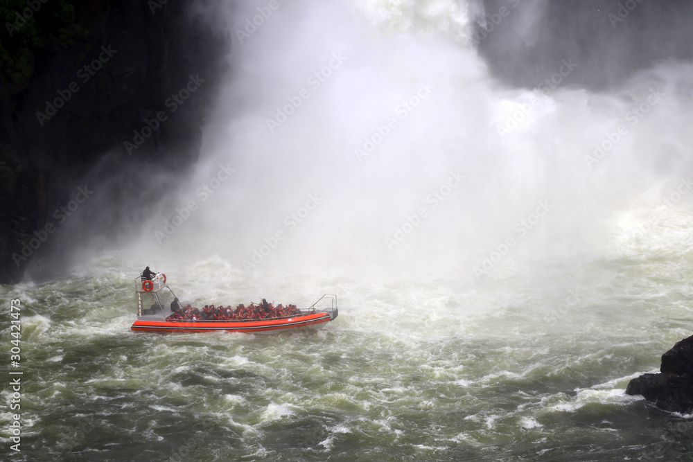 Naklejka premium Iguazu Falls - Iguazú National Park, Paraná, Brazil, Argentina