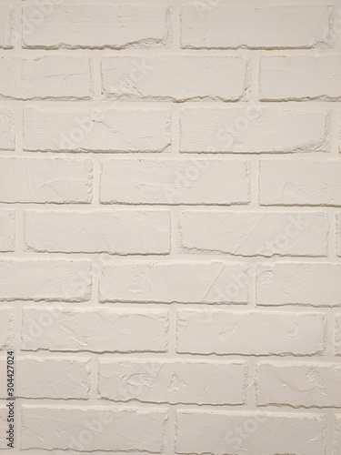 white brick wall. interior decor
