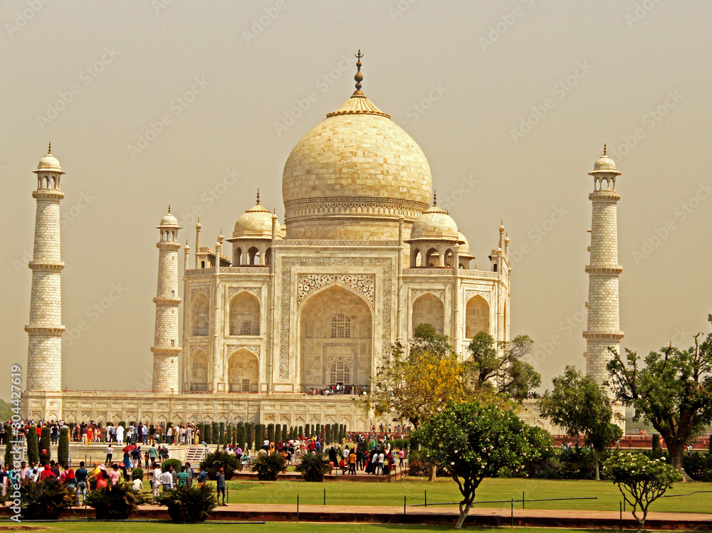 One of the India most famous tourist place,Taj Mahal.