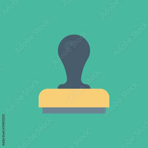 Stamp Vector illustration. Modern flat Icon for Business & Office. 
