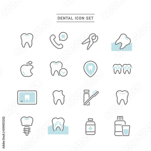 DENTAL ICON SET