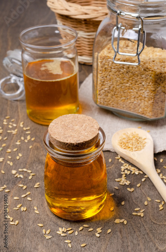 Unrefined linseed oil