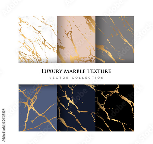 gold marble textured background collection