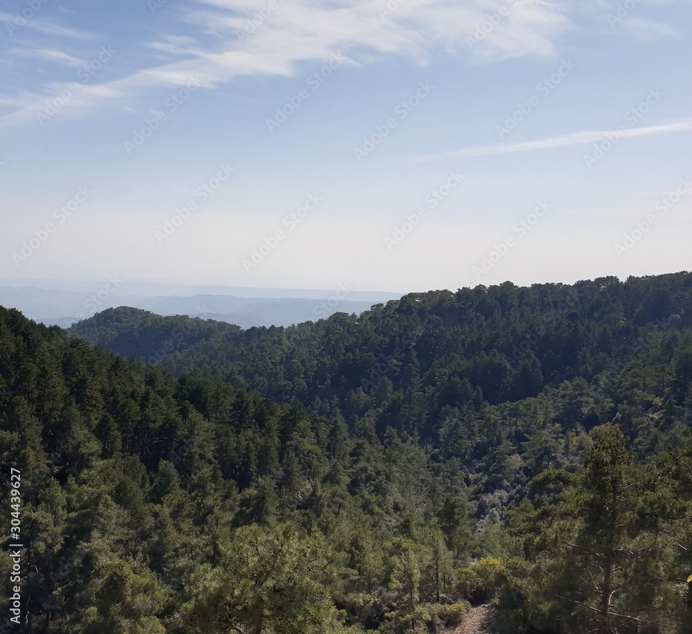 view of mountains