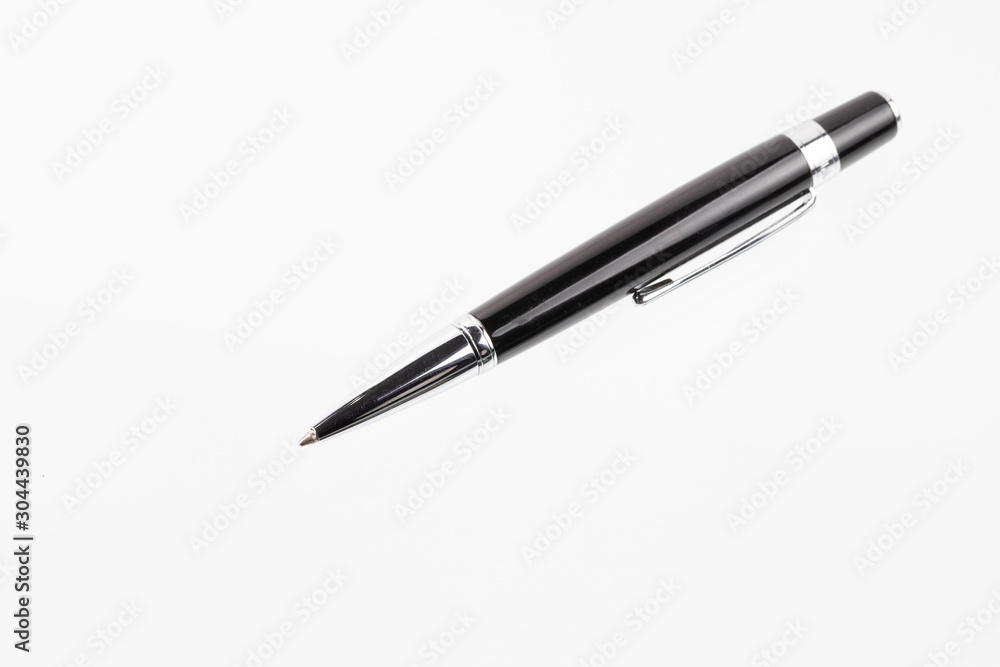 Black pen isolated on white background Black pen isolated on white background