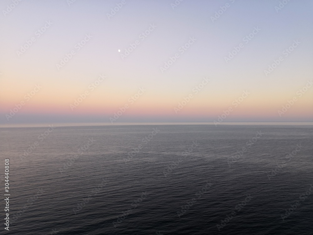 sunset over the sea sunset over the sea