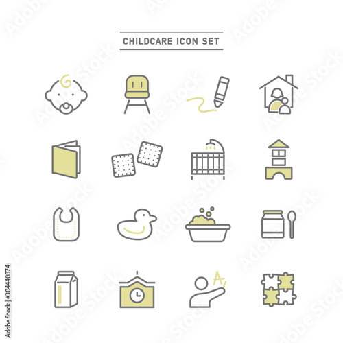 CHILDCARE ICON SET