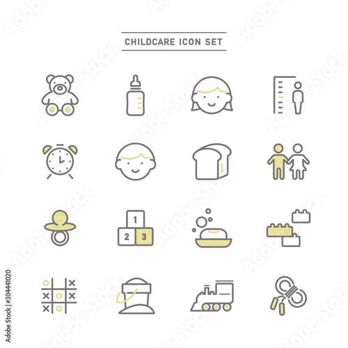 CHILDCARE ICON SET
