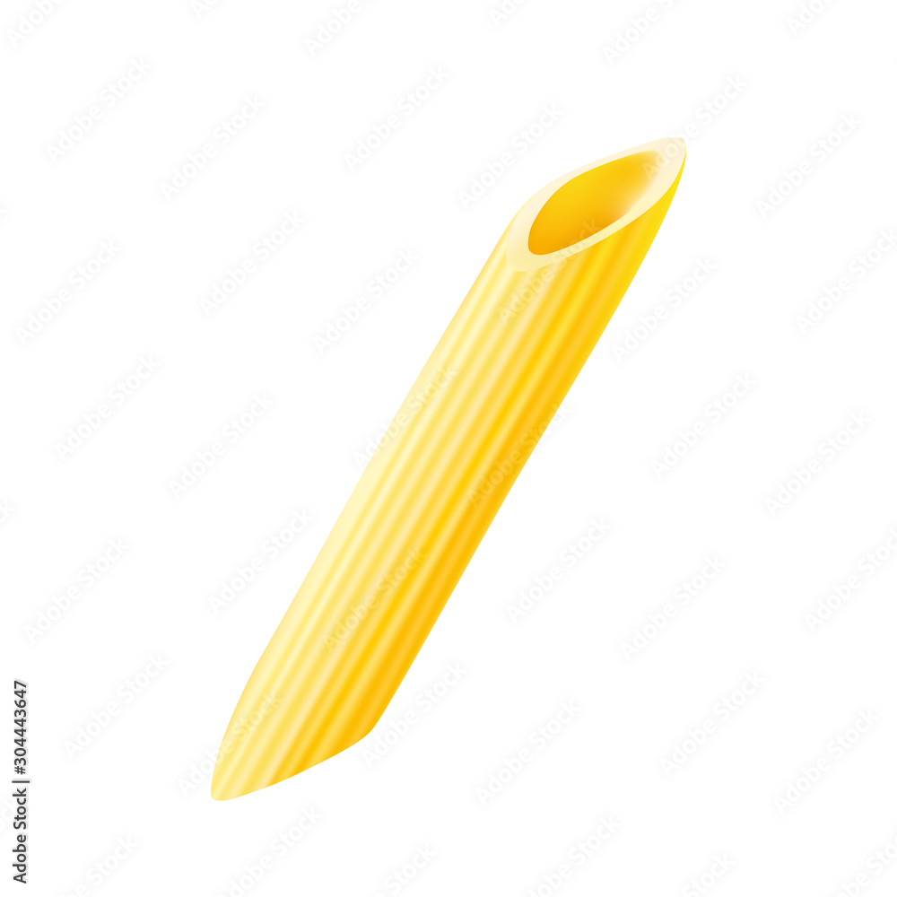 Penne vector pasta, for menu and design, italian food. Vector illustration. Penne vector pasta, for menu and design, italian food. Vector illustration.