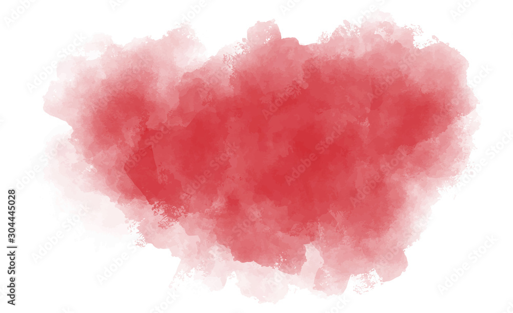 Red Watercolor Splashes