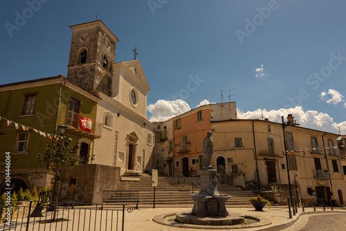 Fornelli, Isernia, Molise. The Church of San Pietro Martire. View.