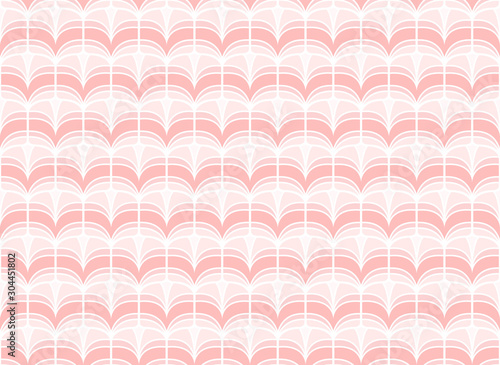 Vector Art Deco Pattern. Seamless Abstract Background. Geometric Vintage Style Texture.