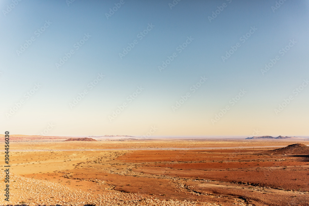 Beautiful desert landscape of Namibia, Africa
