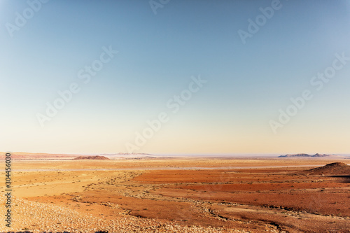 Beautiful desert landscape of Namibia, Africa