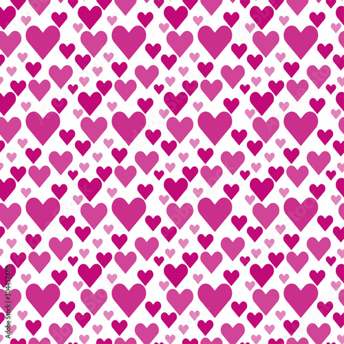 Vector seamless pattern. Romantic hearts. Drawing for paper  fabric  wallpaper. Abstract background pattern 