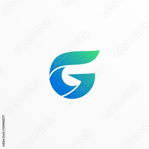 Free Download Letter G Line Art Illustration Vector Design Template - GFXLoad