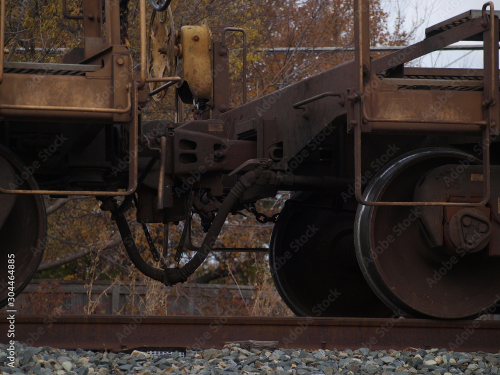 Railroad Flatbed Spine Intermodal Car