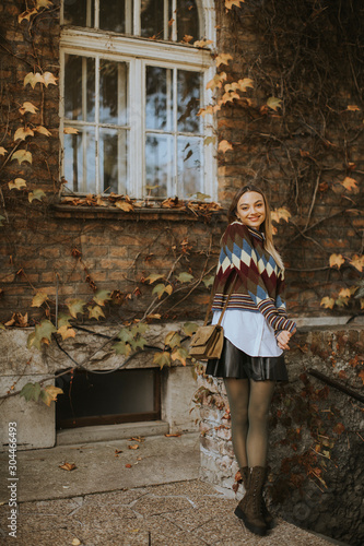 Young woman standing outsid...