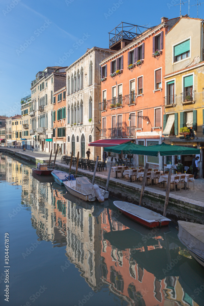 Venice - The canal Rio della Misericordia.