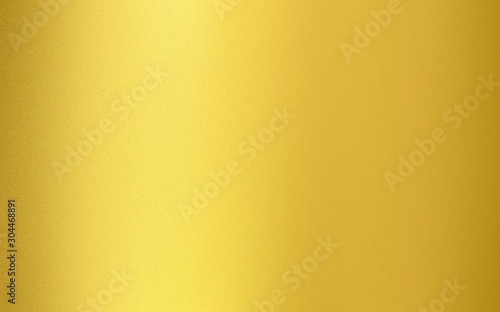 metallic gold foi texture polished glossy abstract background with copy space, white metal gradient template for gold border, frame, ribbon design © QuietWord